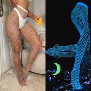 Glow in the Dark Fishnet Stockings